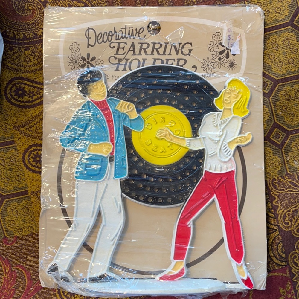 1960’s Vintage “Disco Beat” Earring Holder, Revere Manufacturing USA